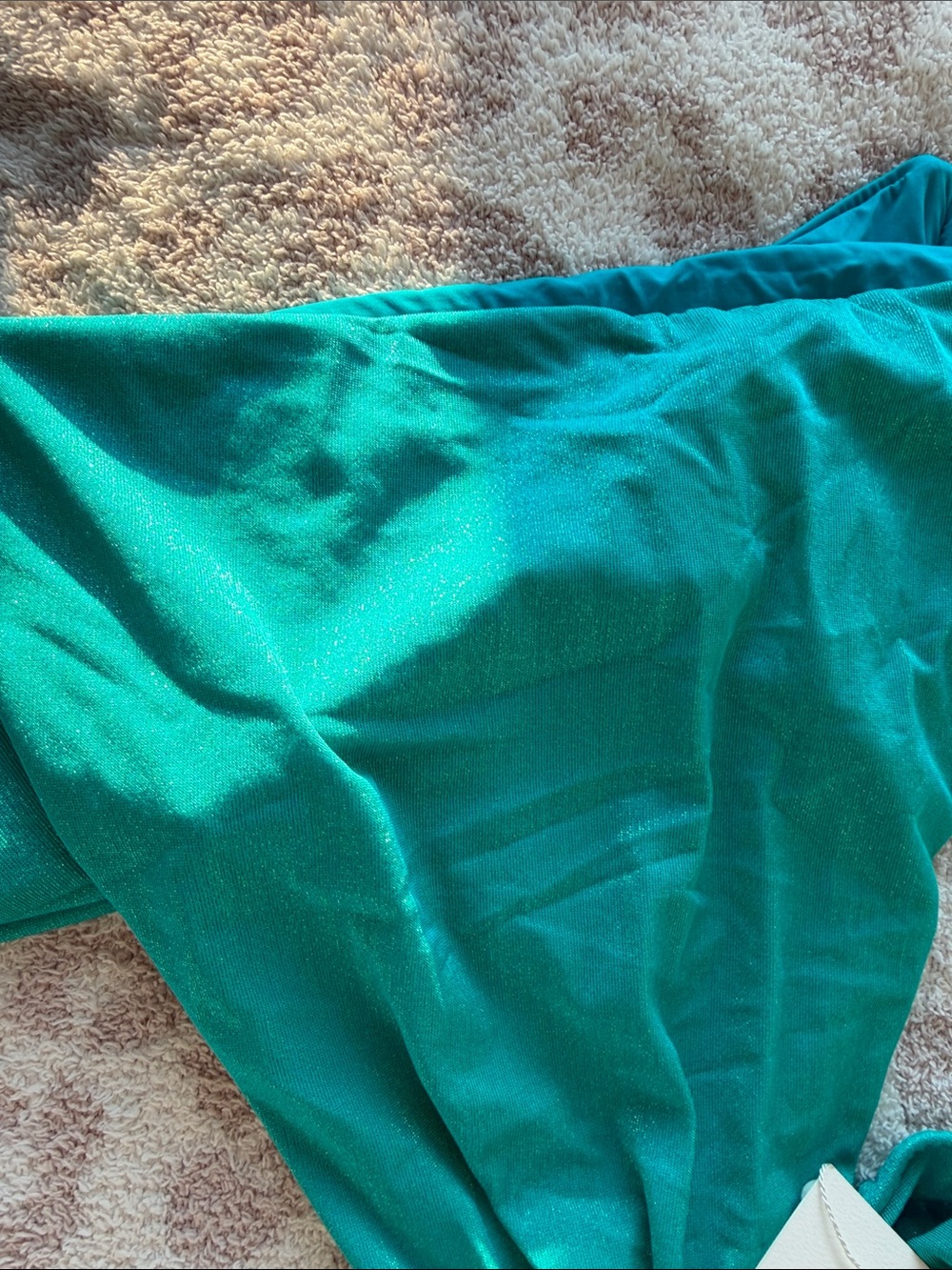 Baobab Collection Strapless Teal Knot-Front Mini Dress - Picture 4 of 8